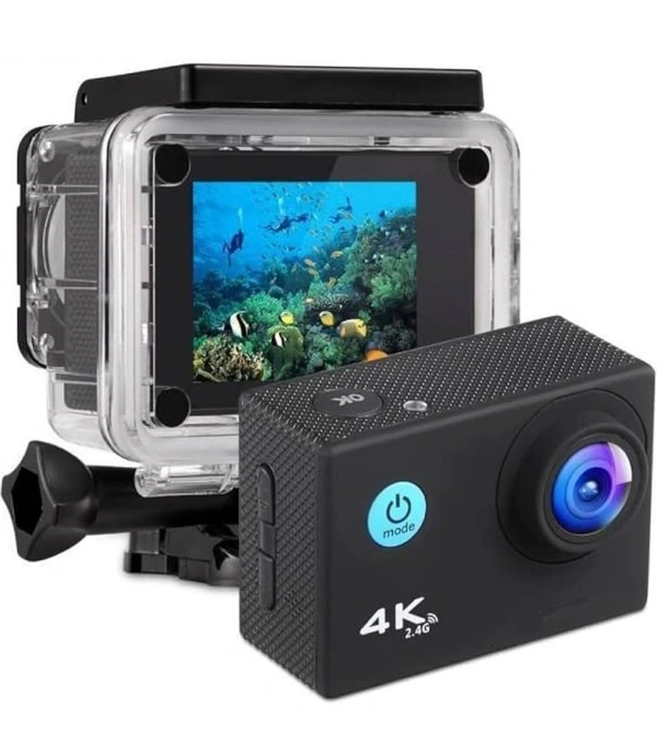 4K Action Camera for Vlogging with Wifi,Remote Control,Ultra Hd Sports Camera with 16 Mp,Assorted