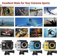 4K Action Camera for Vlogging with Wifi,Remote Control,Ultra Hd Sports Camera with 16 Mp,Assorted