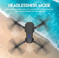 Foldable Remote Control Drone with Camera HD Wide Angle Lens Visual Hovering with 1800Mah Battery WiFi FPV 4-Axis Camera with Dual Flash Lights
