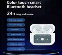 Tws Airpod Wireless Earbuds Bluetooth Headphones with LED Display, Stereo in-Ear Noise Canceling Waterproof USB-C Headphones with Mic for iPhone Android iOS