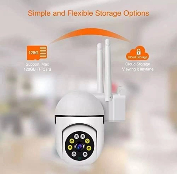 360 Full HD Wi-fi Wireless IP CCTV Security Camera Light Vision, Night Vision Remote Indoor 1080p V380 Pro App 360 Degree Watch Live Streaming Mini Dome PTZ Camera