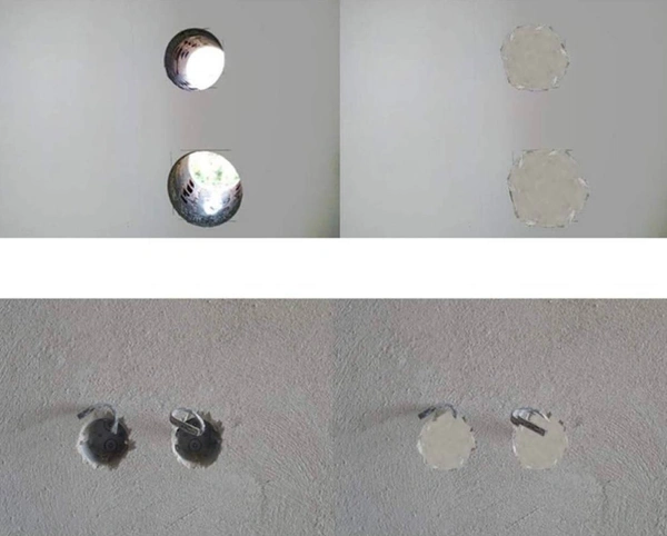 Household Waterproof Sealant Mastic for Wall Hole Repair - Fill Holes, Cracks, Gaps & Voids Around Windows, Doors, Pipes, Outlets, Vents - Sealing Repair Mud Sealant(Pack of 4 )