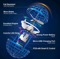 Flying Orb Ball Flying Ball Toy: 2023 Upgraded Hand Controlled Hover Ball, Flying Spinner Cool Toys Gifts for 6 7 8 9 10 11 12 Years Old Boys Girls Teens