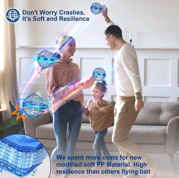 Flying Orb Ball Flying Ball Toy: 2023 Upgraded Hand Controlled Hover Ball, Flying Spinner Cool Toys Gifts for 6 7 8 9 10 11 12 Years Old Boys Girls Teens