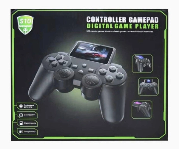 Retro Friendly Competition Player Edition of The S10 Legacy Gamepad 500 in 1 Handheld Video Games for Kids Includes Action-Adventure Sports and Racing