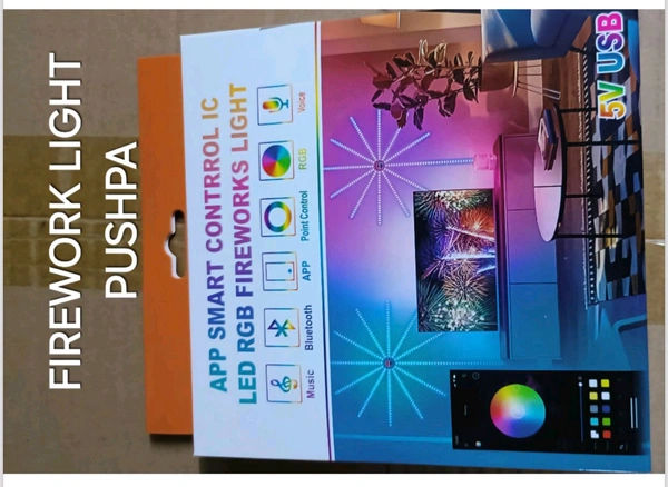 App  Smart control Ic Led RGB Fireworks Light