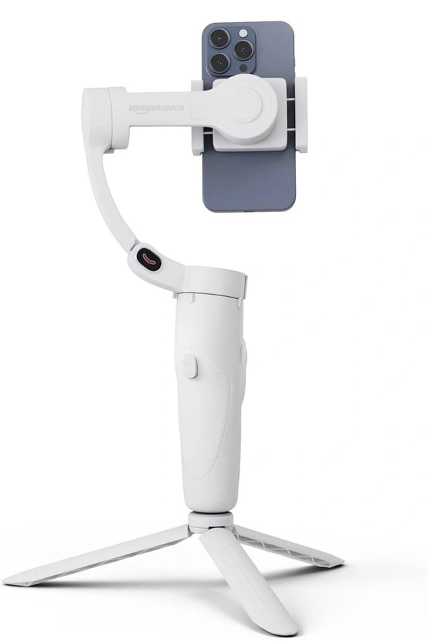 3-Axis Gimbal Stabilizer | Advanced Gyroscope | Shake-Free Footage | Object Tracking | Panoramic, Time-Lapse & Slow-Motion | 2500mAh Battery | Ideal for Vlogging & Travel