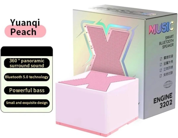 Portable Mini Wireless Bluetooth Speaker Subwoofer High-End Metal Colorful Speaker Very Durable ( Random Colour)