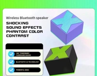 Portable Mini Wireless Bluetooth Speaker Subwoofer High-End Metal Colorful Speaker Very Durable ( Random Colour)