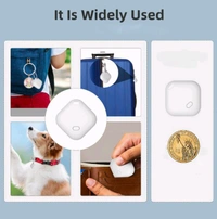 World Tag Keys Finder, Item Locator for Bags, Wallets, Keys, IP67 Waterproof, Privacy Protection, Lost Mode Bluetooth Traker Mini Item Finders Works with Apple Find My (iOS only)