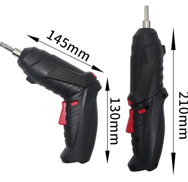 3.6V Cordless Screwdriver Kit with LED Light and 48-Piece, Ideal for Furniture Assembly and Household Appliance Repair