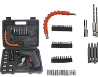 3.6V Cordless Screwdriver Kit with LED Light and 48-Piece, Ideal for Furniture Assembly and Household Appliance Repair