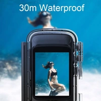 4K HD Dual Screen Action Camera with Waterproof Case