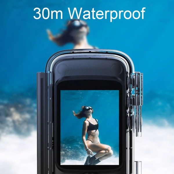 4K HD Dual Screen Action Camera with Waterproof Case