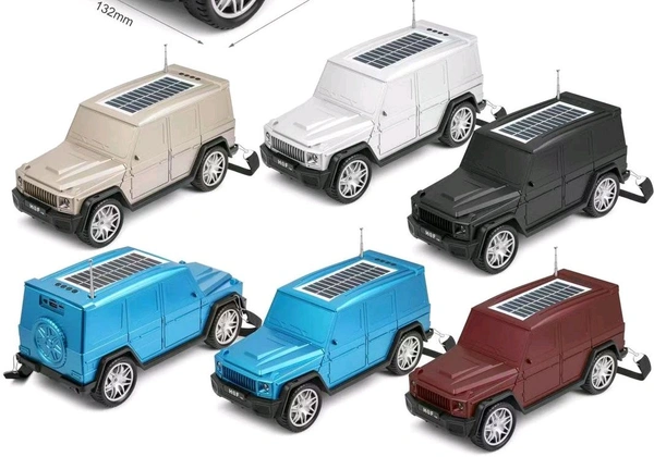 Car shape Bluetooth Speaker With Fm Radio And Solar 