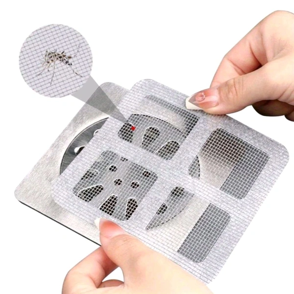 Air Hole Protector, Disposable Shower Drain Cover Hair Catcher (Pack Of 10)