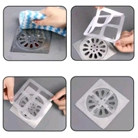 Air Hole Protector, Disposable Shower Drain Cover Hair Catcher (Pack Of 10)