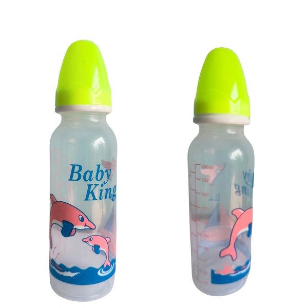 Baby Feeding Bottle With Silicone Nipple(250ml)