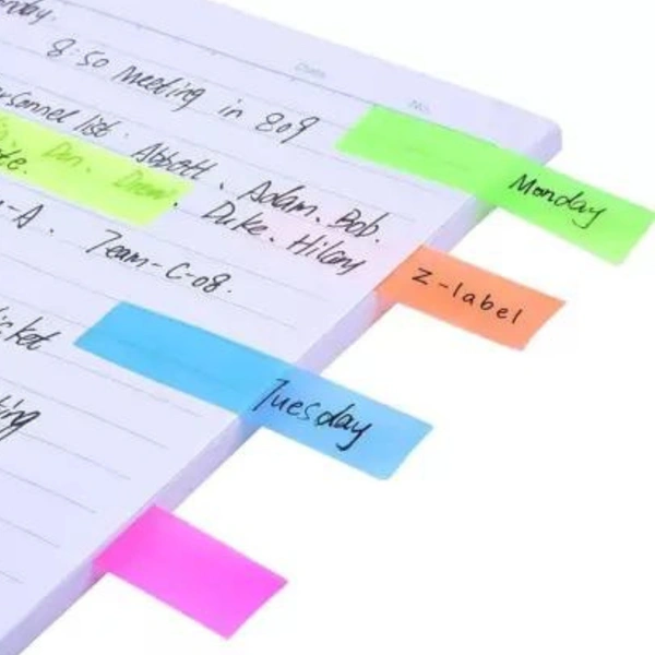 Cute 4 Colored Sticky Notes (160 pages)