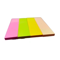 Cute 4 Colored Sticky Notes (160 pages)