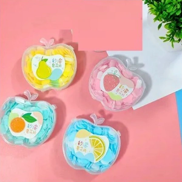 Cute Apple Shaped Travel Paper Soap
