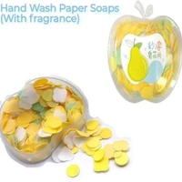 Cute Apple Shaped Travel Paper Soap