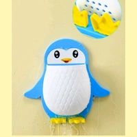 Cute Penguin Shaped Self Adhesive Tooth Brush, Kitchen Items Holder