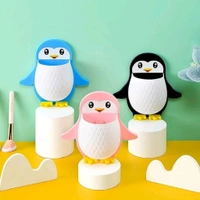 Cute Penguin Shaped Self Adhesive Tooth Brush, Kitchen Items Holder