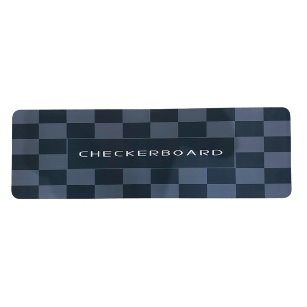 Cute Premium Checked Design Long Water Absorbing Kitchen Mat