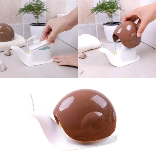 Cute Royal Look Snail Liquid  Soap Dispenser