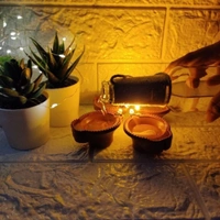 Diwali Water Sensor Diya (Pack Of 12)