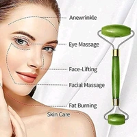 Facial Stone Roller And Massage Stone For Healthy Skin, Neck, Eye And Serum Application