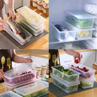 Fridge Space Saving Vegetables, Fruits And Fish Storage Organiser
