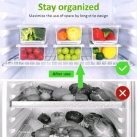 Fridge Space Saving Vegetables, Fruits And Fish Storage Organiser