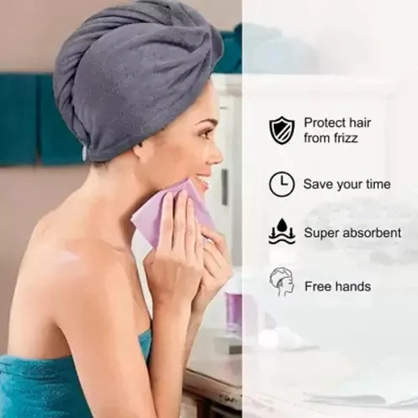 HAIR DRYING MICROFIBER TOWEL