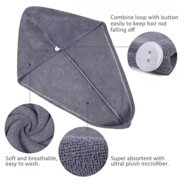 HAIR DRYING MICROFIBER TOWEL