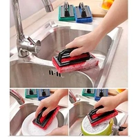 HANDLE SCRUBBER BRUSH FOR CLEANING TILES AND MULTI-PURPOSE