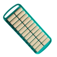 High Quality Ice Tray With Cylindrical Designed Silicone Divisions For Easy Ice Cube Removal