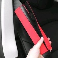 High Quality Leather Finished Cushion Car Seat Belt Confort Pad