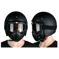 High Quality Protective Goggle With Mask For Comfort Ride With Windproof And Soft Foam Pads (BLACK)