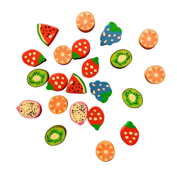 Kids Favourite Cute Fruit Shaped Erasers (5pcs)
