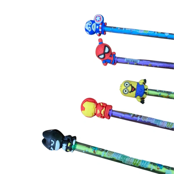 Kids Favourite Doll Pencil Caps (Pack Of 2)