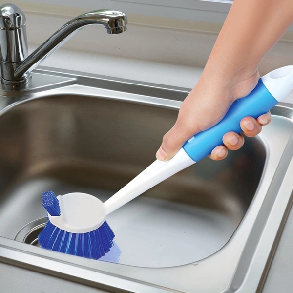 Kitchen and Bathroom Wash Basin, Sink Cleaning Brush