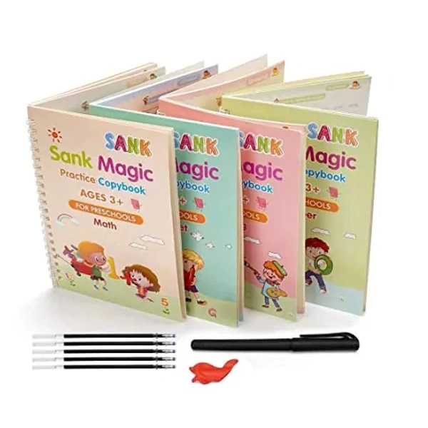 MAGIC COPY BOOKS FOR KIDS ( 4 BOOKS )