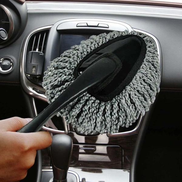 Microfiber Soft Cleaning Brush For Cars And Multipurpose (Dry & Wet Duster)