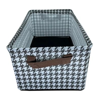 Multicolored Foldable Cloth Organizing Storage Box With Steel Frame
