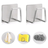 Multipurpose Adhesive Metal Sponge Holder Hook