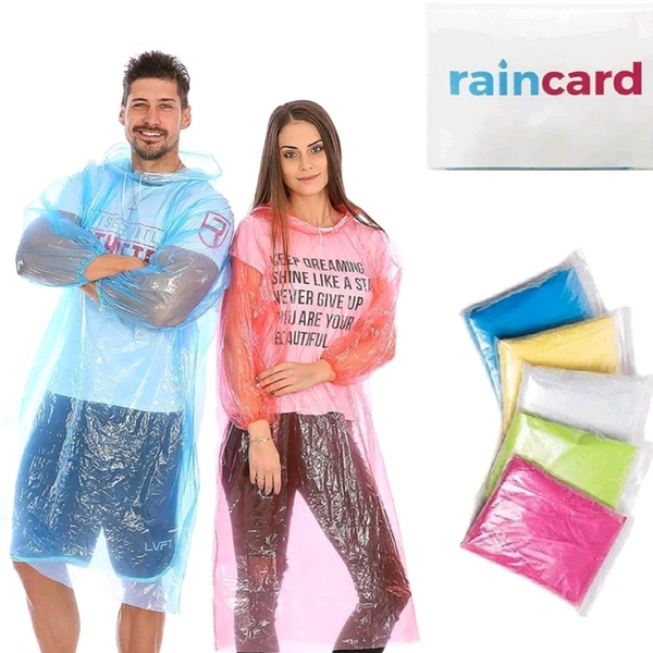 Pocket Sized Rain Card (Hardly Upto 3  Uses Only)