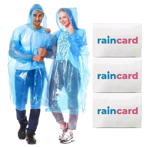 Pocket Sized Rain Card (Hardly Upto 3  Uses Only)