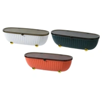 Premium Cute Boat Shaped 4 Divisional Kitchen Masala, Dry Fruits And Multi Storage Organiser With 2 Spoons